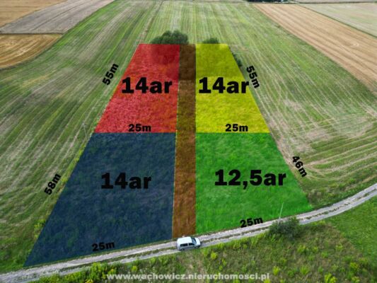 Działki Celiny gmina Iwanowice