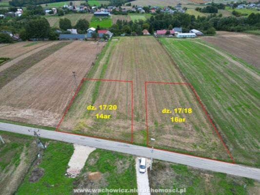 Działki w Tochołowie w gminie Książ Wielki