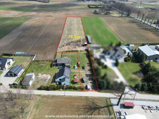 Działka usługowa gmina Charsznica Witowice