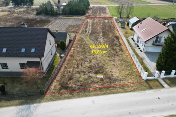 Działka budowlana w Sosnowcu w gminie Sędziszów